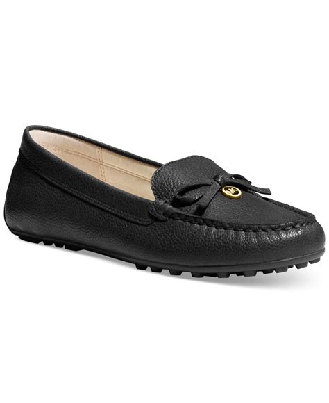 michael kors ladies black shoes|Michael Kors black shoes flat.